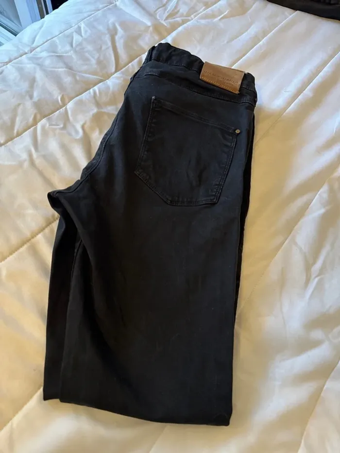 Jeans noir Zara basic t 40 - photo numéro 9