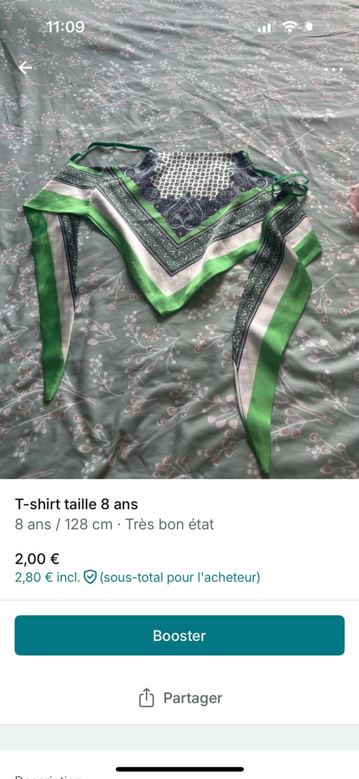 T-shirt bandana