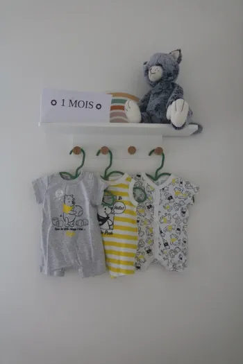 Lot barboteuses été garçon Disney 1 mois