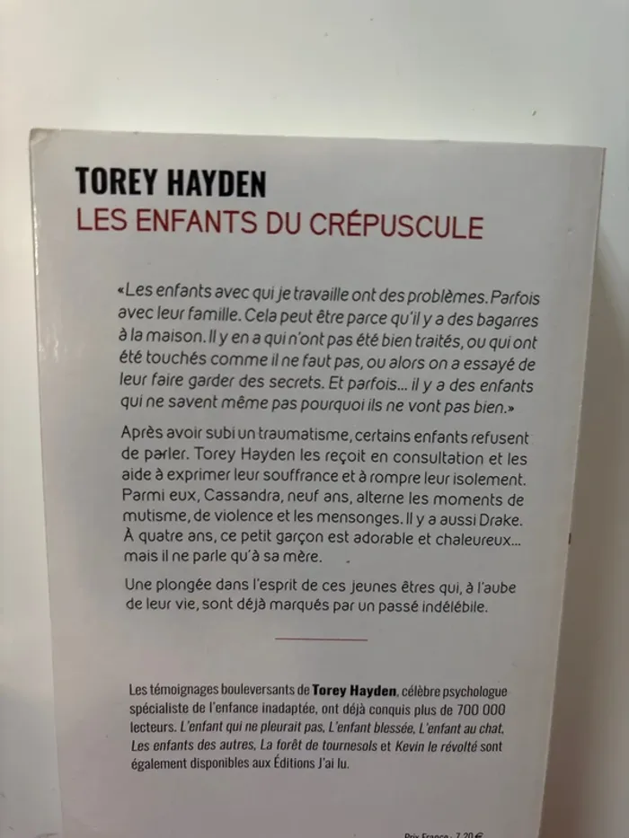 Livre torey hayden - photo numéro 3