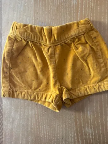 Short velours Kiabi 6 mois