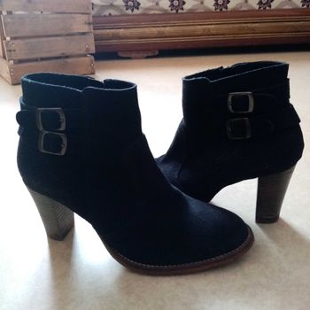 Bottines en cuir femme 🖤🎀