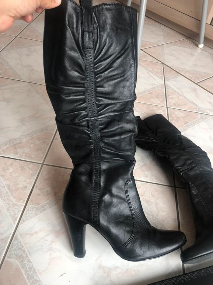 Bottes en cuir pointure 38 5th avenue - photo numéro 2
