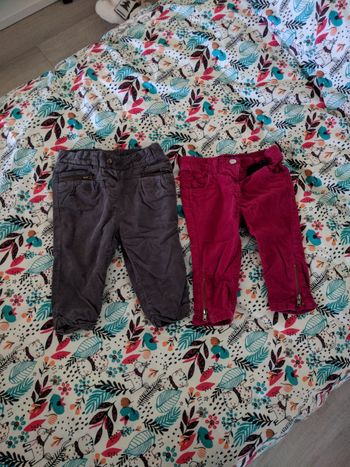 Lot vêtements fille 9/12 mois tape à l'oeil