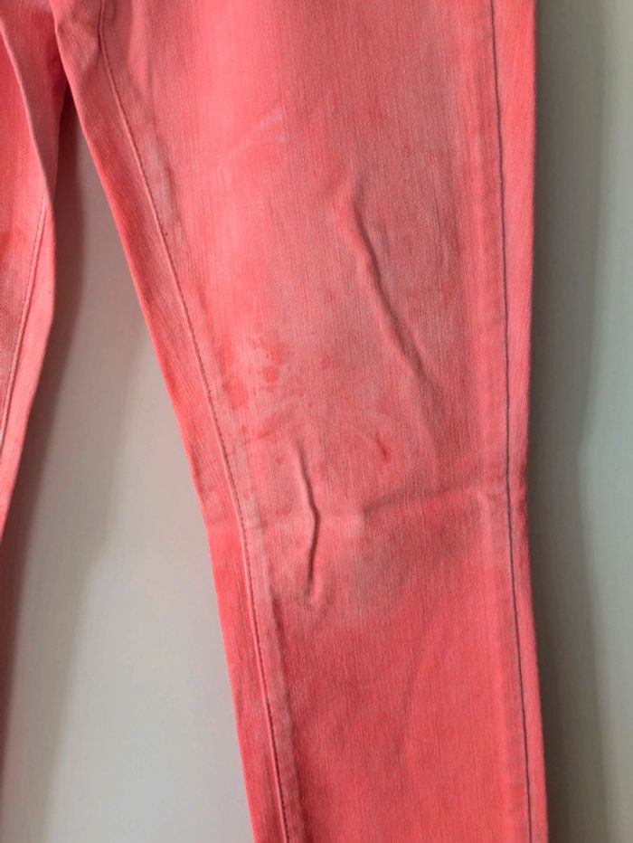 Jeans skinny corail fluo femme - Comptoir des Cotonniers - 38 - photo numéro 6