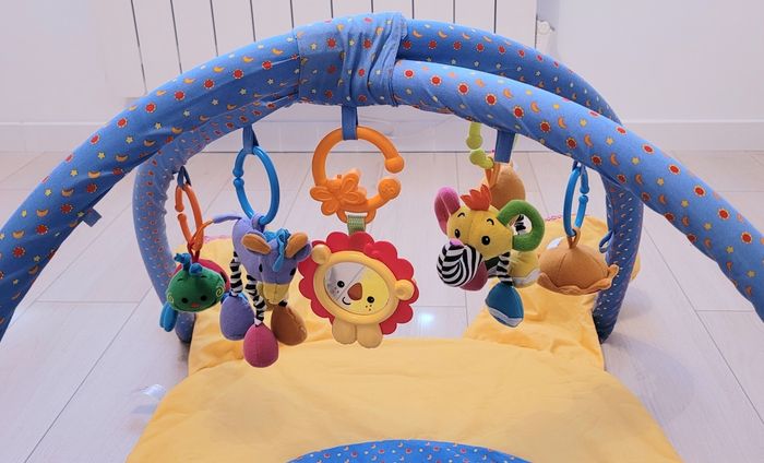 Lot tapis d'activité, coussin et jeux d'éveil bébé FISHER PRICE, VTECH - photo numéro 2