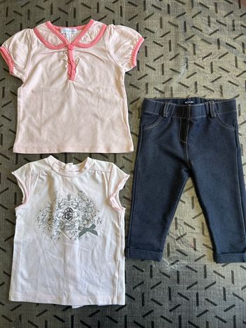 Lot de 2 tee-shirts 1 legging 