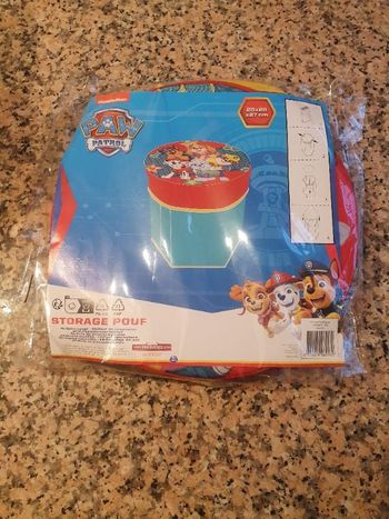 Boîte de rangement paw patrol neuf