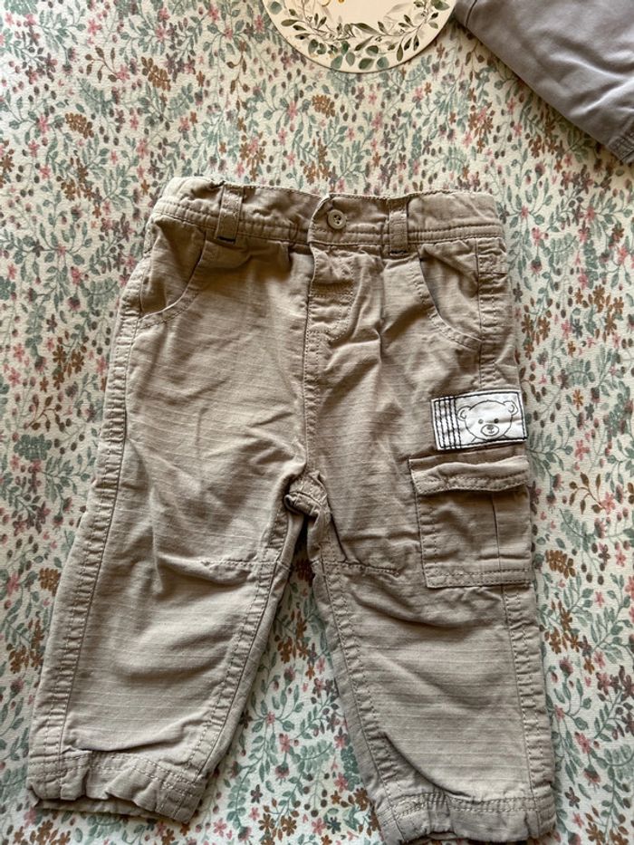 Lot de 3 pantalons 12 mois garçons - photo numéro 4