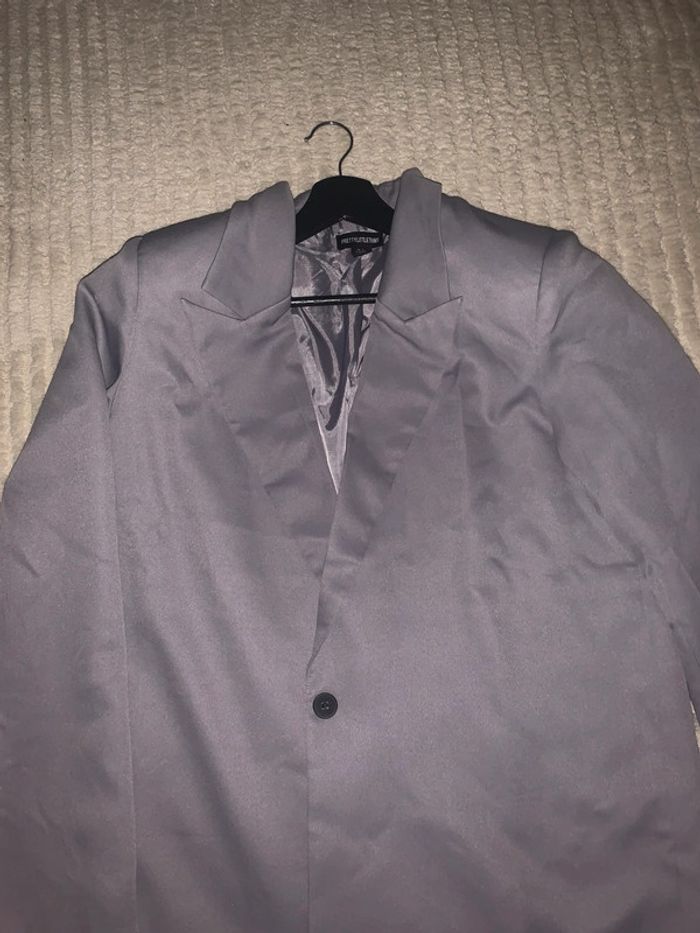 blazer gris clair - photo numéro 2