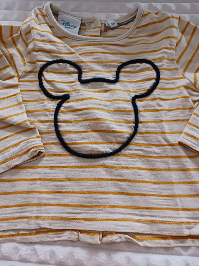 Lot de 2 tee-shirts 9 mois - photo numéro 3