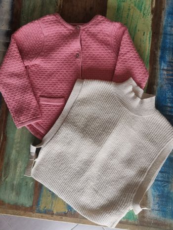 Lot gilet et pull 5 ans