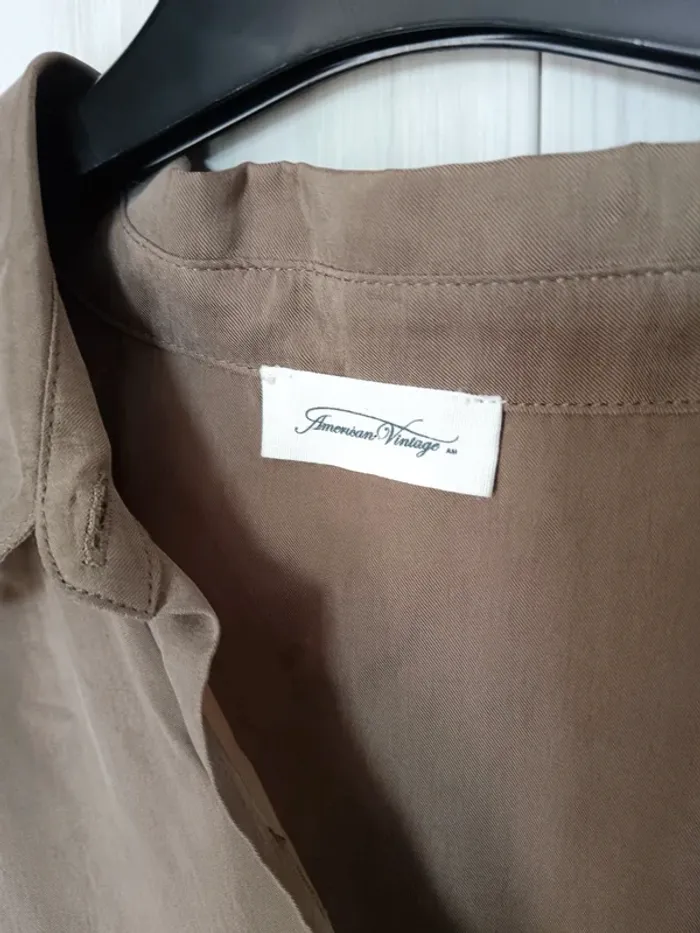 Chemise kaki American Vintage taille M - photo numéro 3