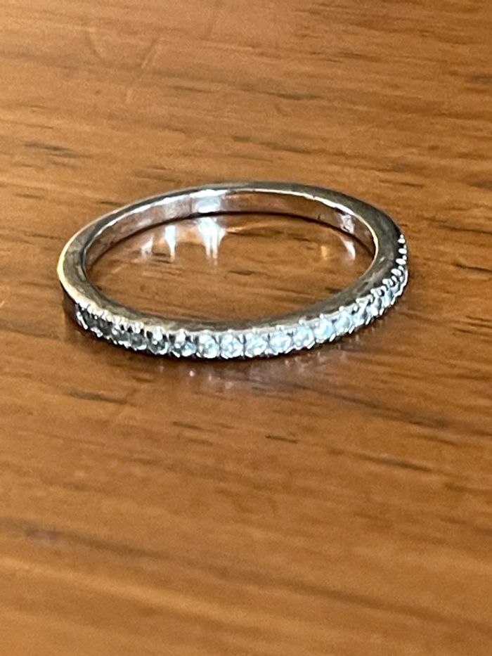 Bague pavage vintage TDD 57 - photo numéro 8