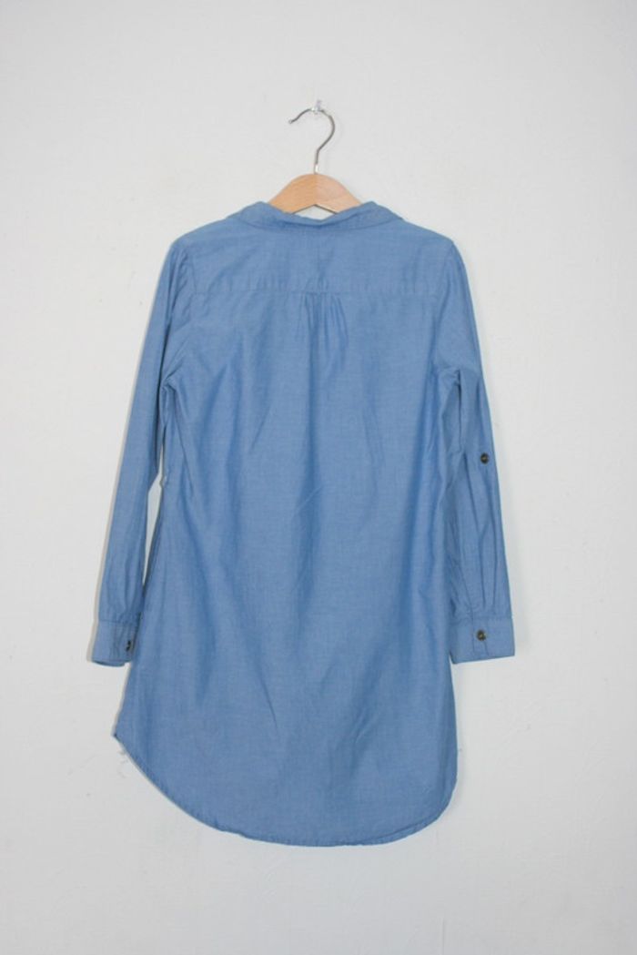 Robe chemise en jeans H&M 7/8 ans - photo numéro 4