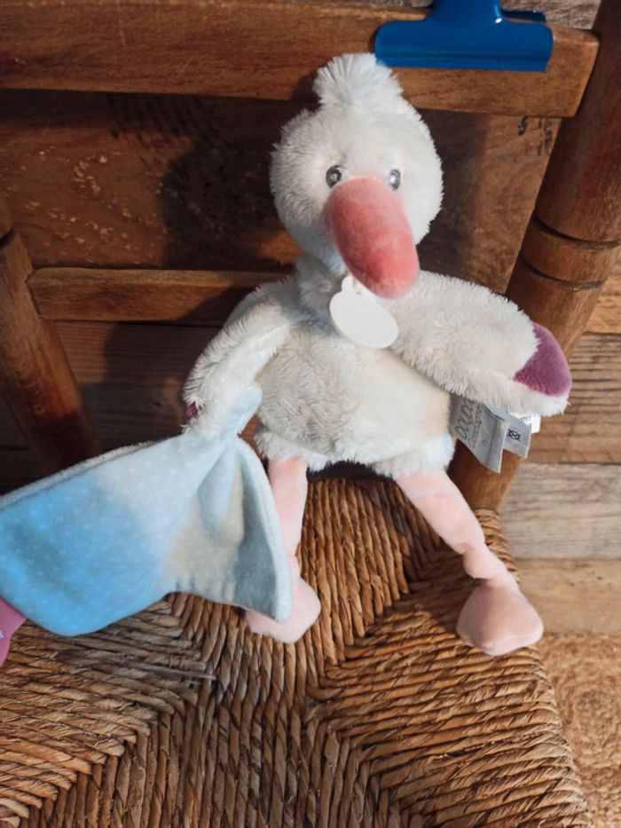 Doudou cigogne doudou et compagnie tbe - photo numéro 4