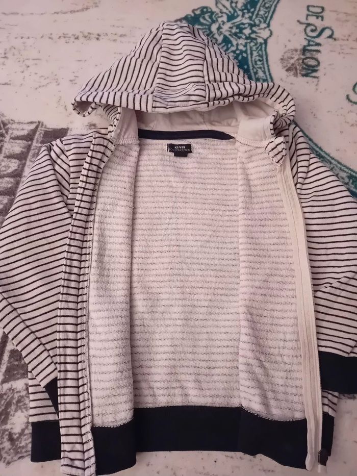 Gilet "marin" zippé en 36 mois  Kiabi - photo numéro 4