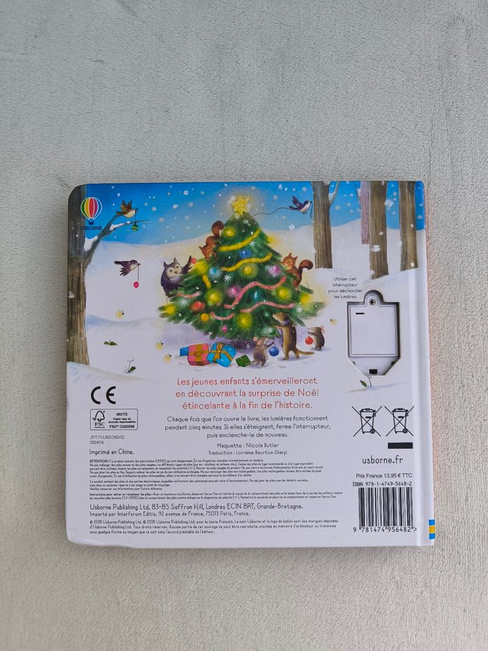 Livre Brille, brille petit sapin de Noël Usborne - photo numéro 3