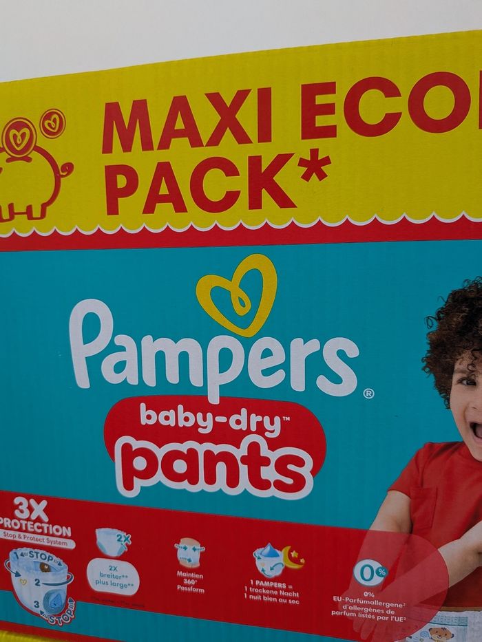 148 couches Pampers pants taille 6 - photo numéro 3