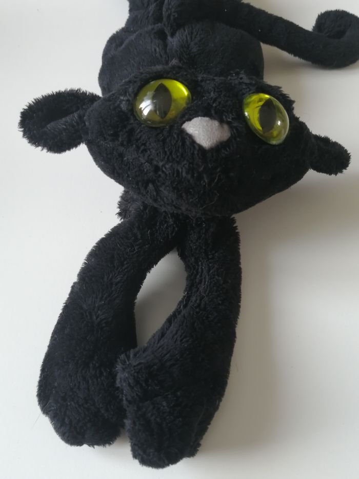 peluche chat noir - photo numéro 3