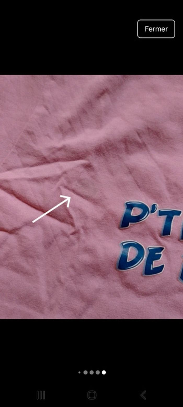 T-shirt fille rose Granville - photo numéro 6