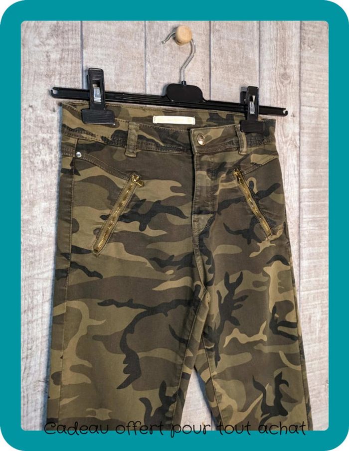 Pantalon militaire Bershka 36 - photo numéro 3