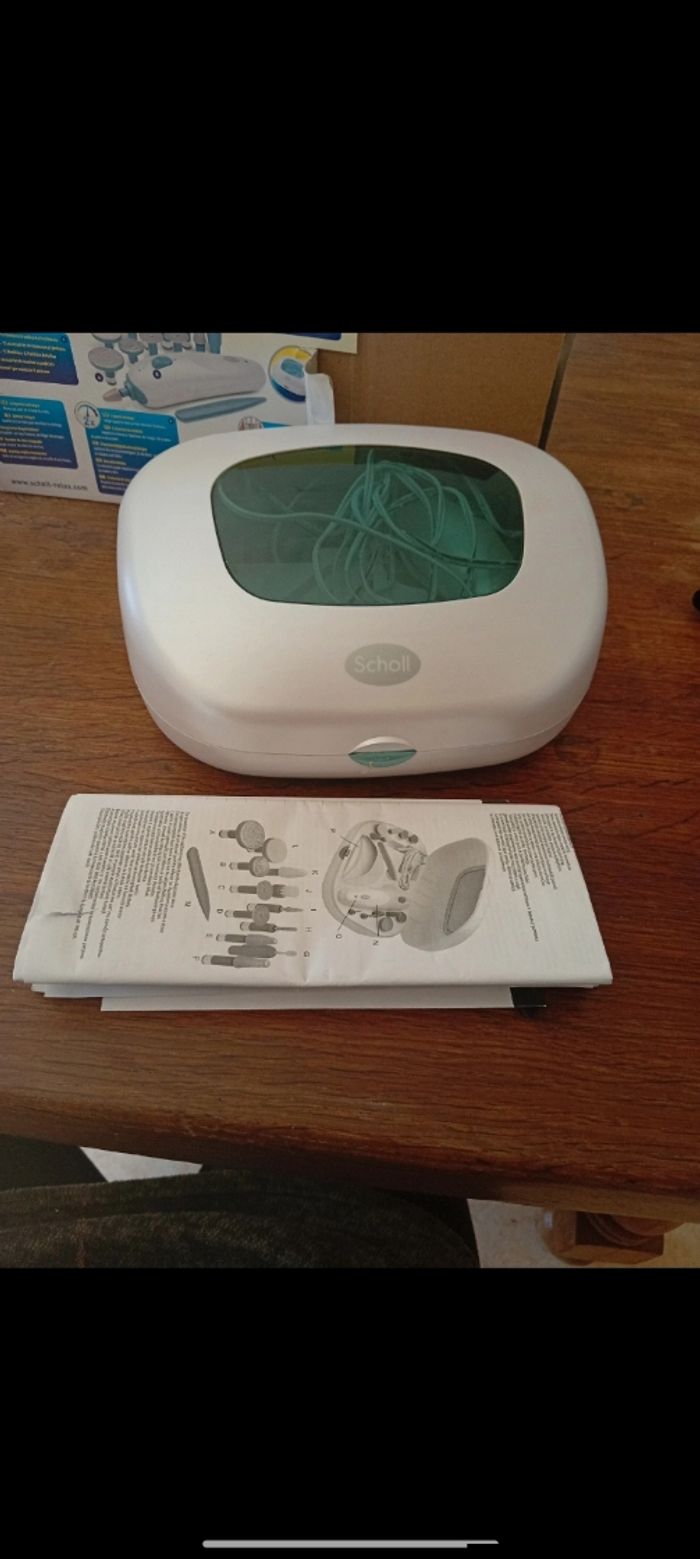 Set manucure et pédicure avec séchoir marque scholl - photo numéro 6