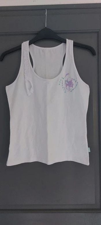 T-shirt blanc avec motif "terre de marins" taille 40