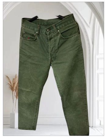 Jean Faconnable Vintage Vert - Taille 29 - Coupe Droite