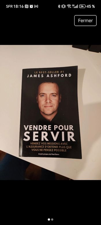 livre vendre pour servir de James ashford