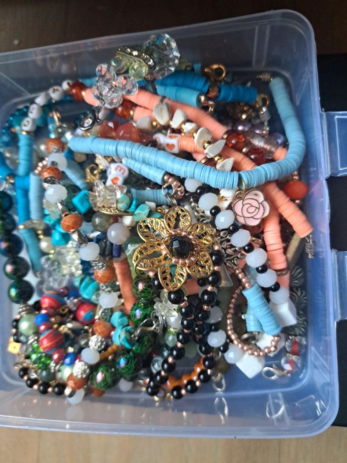 Lot de bracelets multicolore artisanale - photo numéro 7