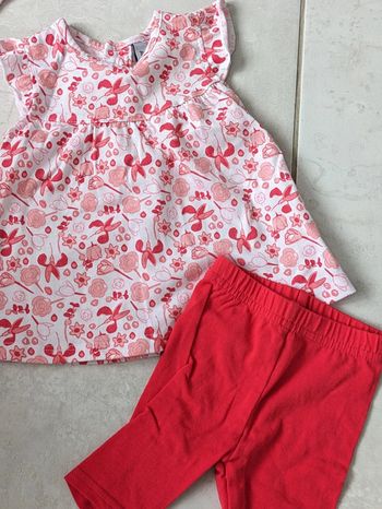 Ensemble robe legging 3 mois
