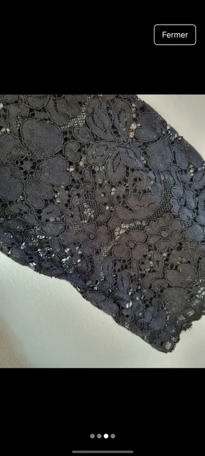 Robe noir dentelle - photo numéro 5