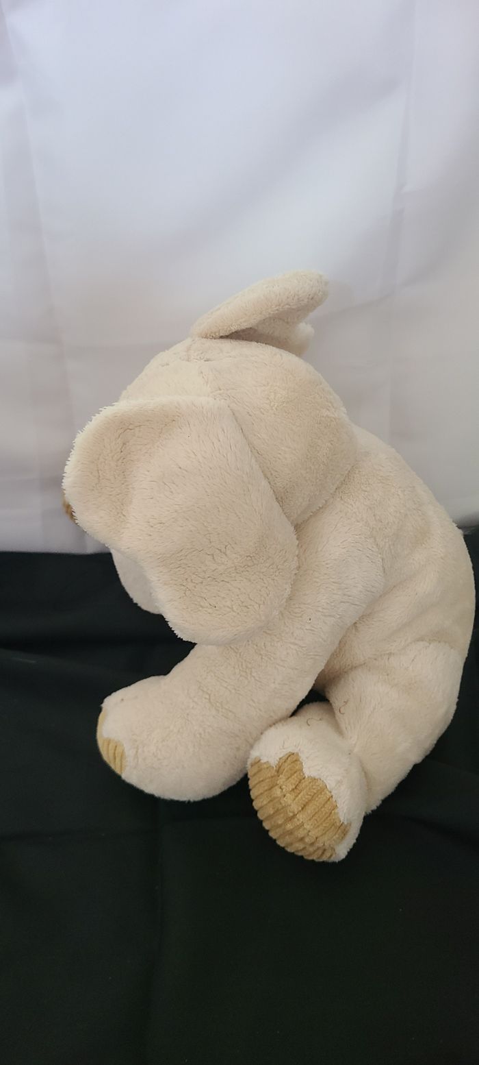 Doudou éléphant blanc écru beige SOFT FRIENDS - photo numéro 5