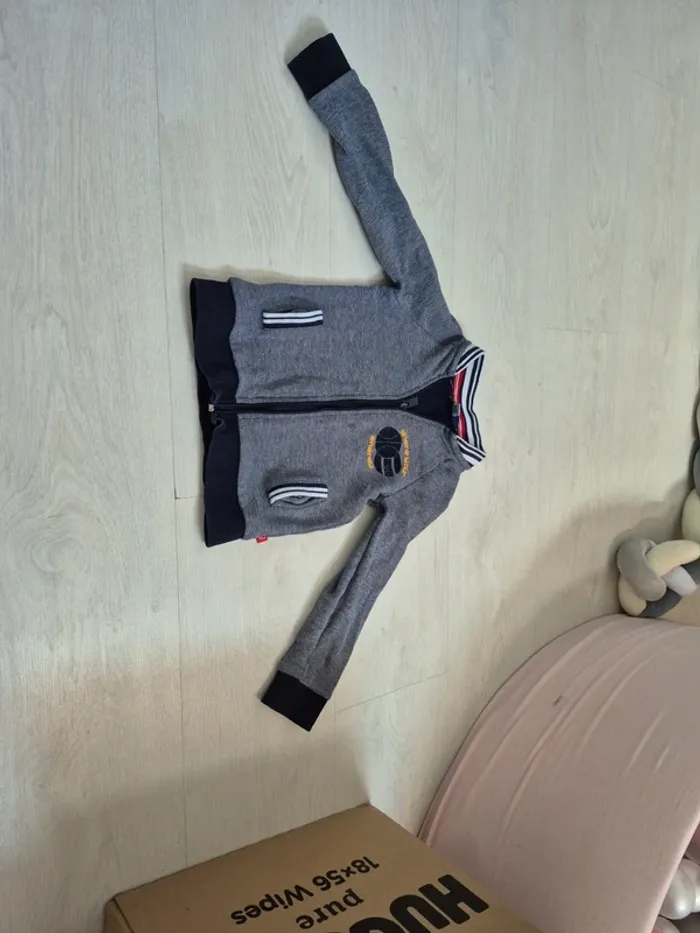 Sweat à zip garçon