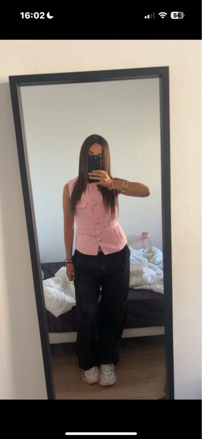 Haut Zara rose - photo numéro 3