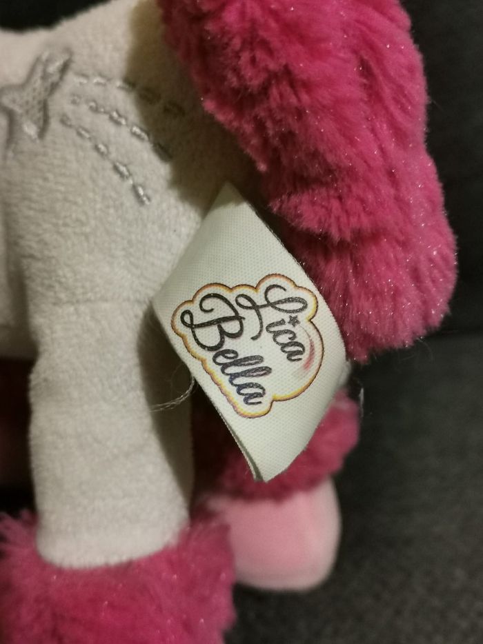 Peluche licorne rose qui fat du bruit - photo numéro 3
