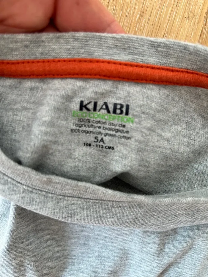 T shirt kiabi garçon 5 ans coton bio - photo numéro 6