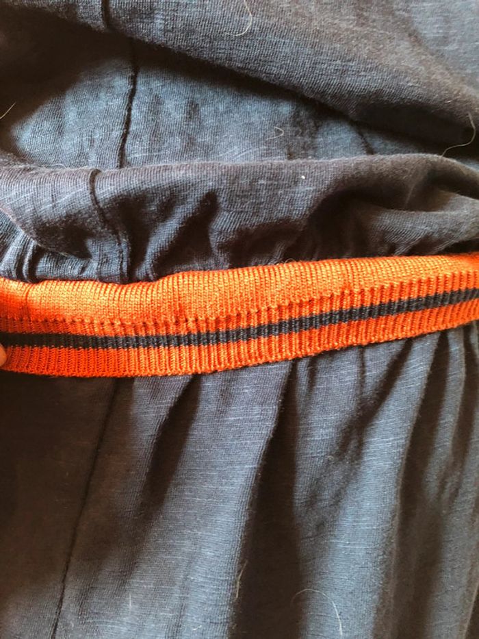 💙Robe t-shirt ethnique hippie marine imprimée🤎navy t-shirt dress💙 - photo numéro 10