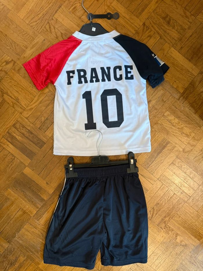 Ensemble garçon France t-shirt short - photo numéro 2