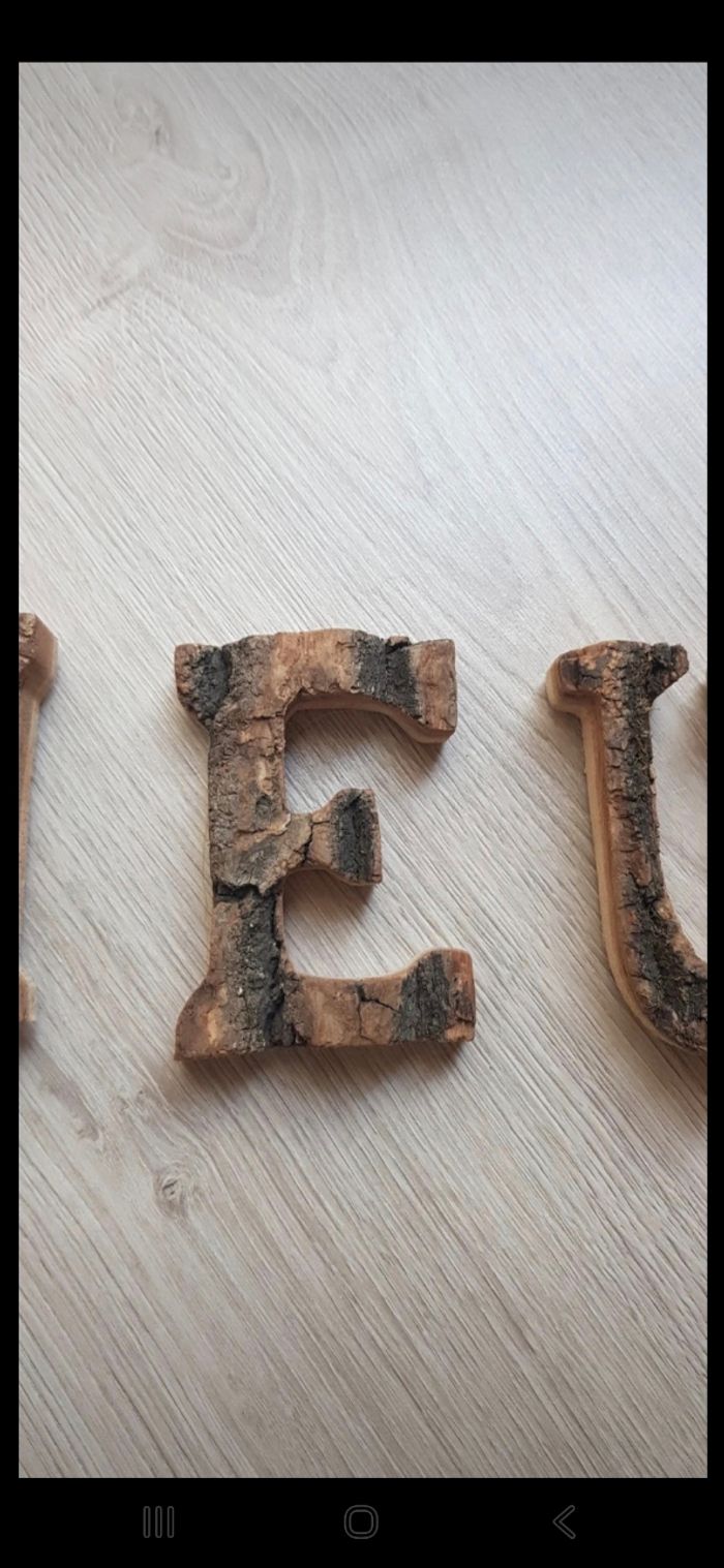 Lettre en bois - photo numéro 5
