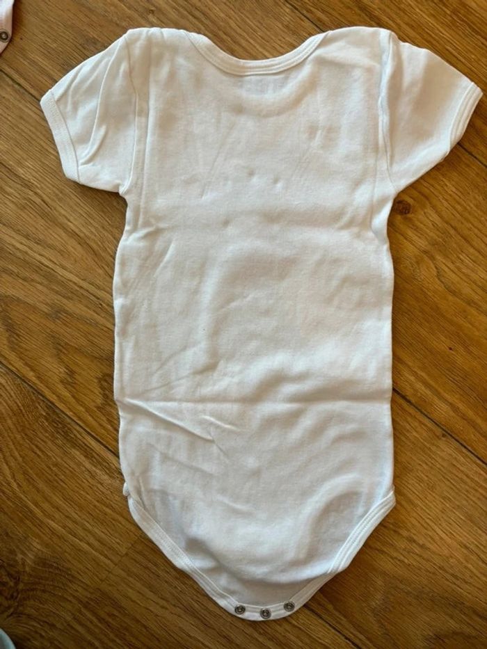 Lot de 5 bodies MC Petit Bateau 36M - photo numéro 12