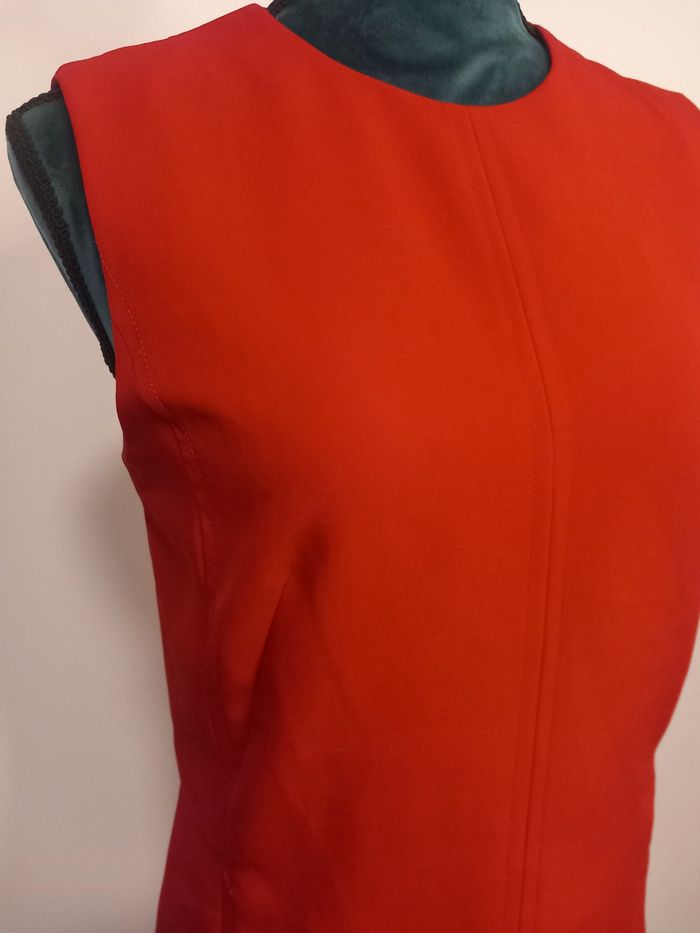 Belle robe Mango Basics rouge Vif taille S - photo numéro 2