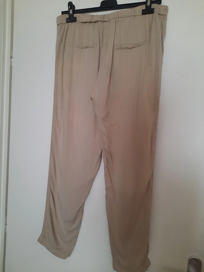 Pantalon beige Taille L - photo numéro 3