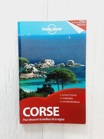 Livre de voyage Lonely planet Corse