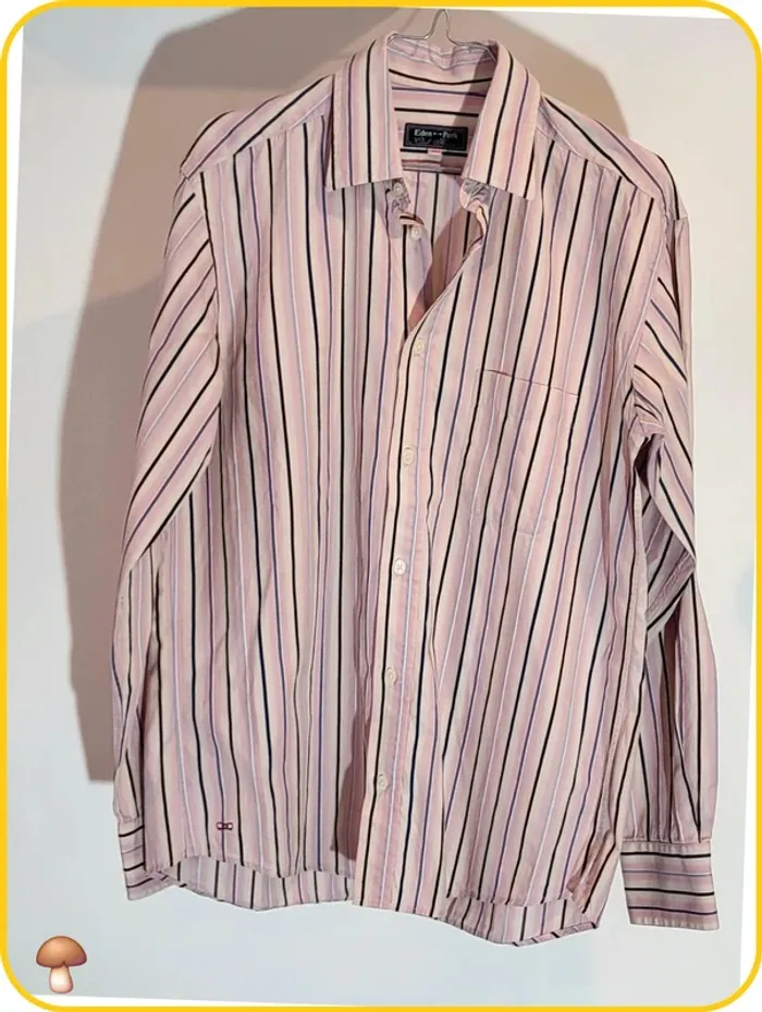 Chemise Eden Park - Taille M - Rose - Rayures - photo numéro 4