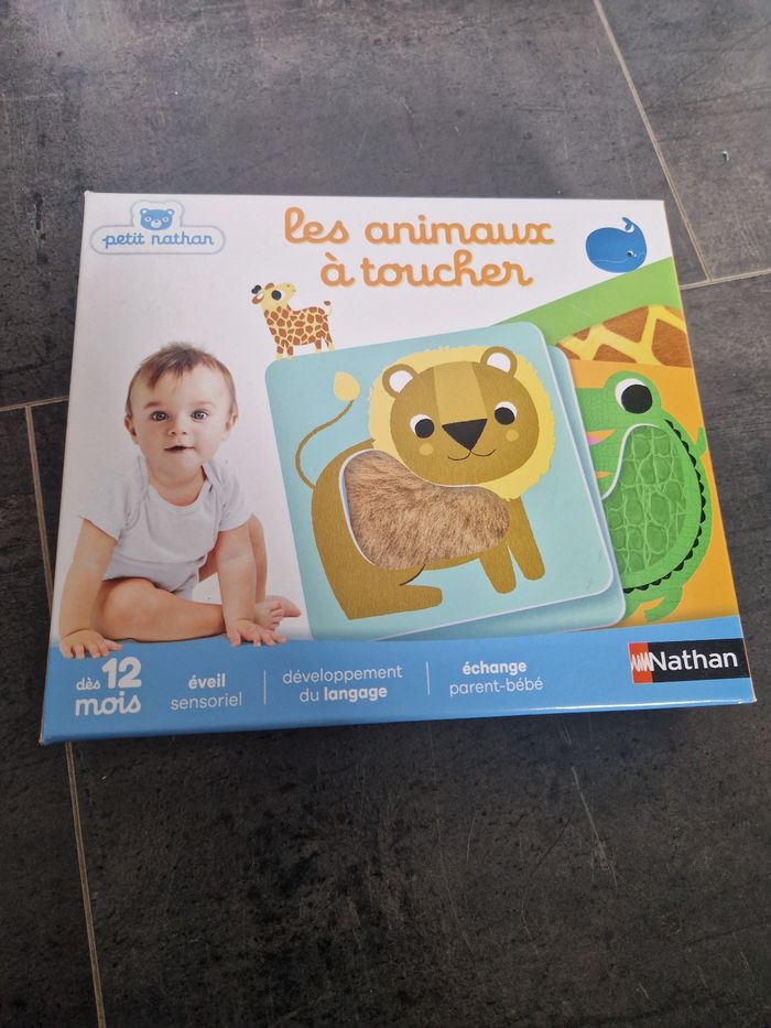 Jeu sensoriel les animaux à toucher