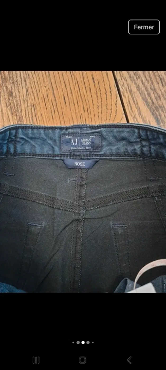 Jeans Armani Jeans model Rose eu 29 fr 38 - photo numéro 14