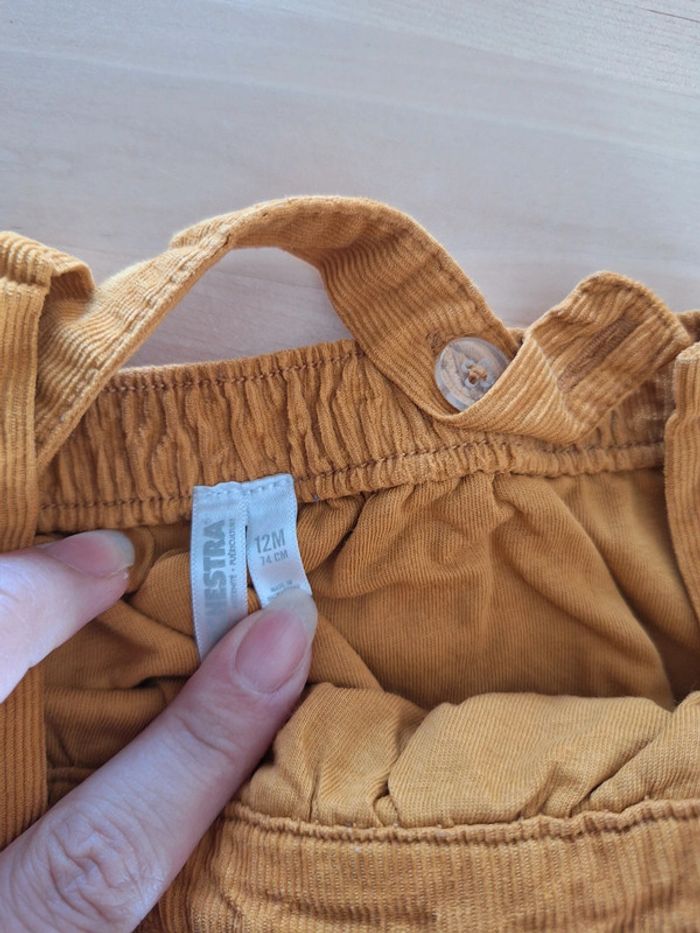 Salopette short pour fille taille 12mois marque Orchestra très bon état - photo numéro 7