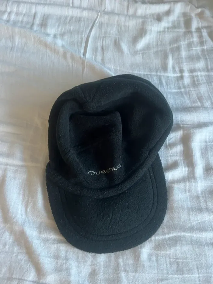 🔹 Écharpe + Casquette Noire en Polaire – Quechua 🔹 - photo numéro 4